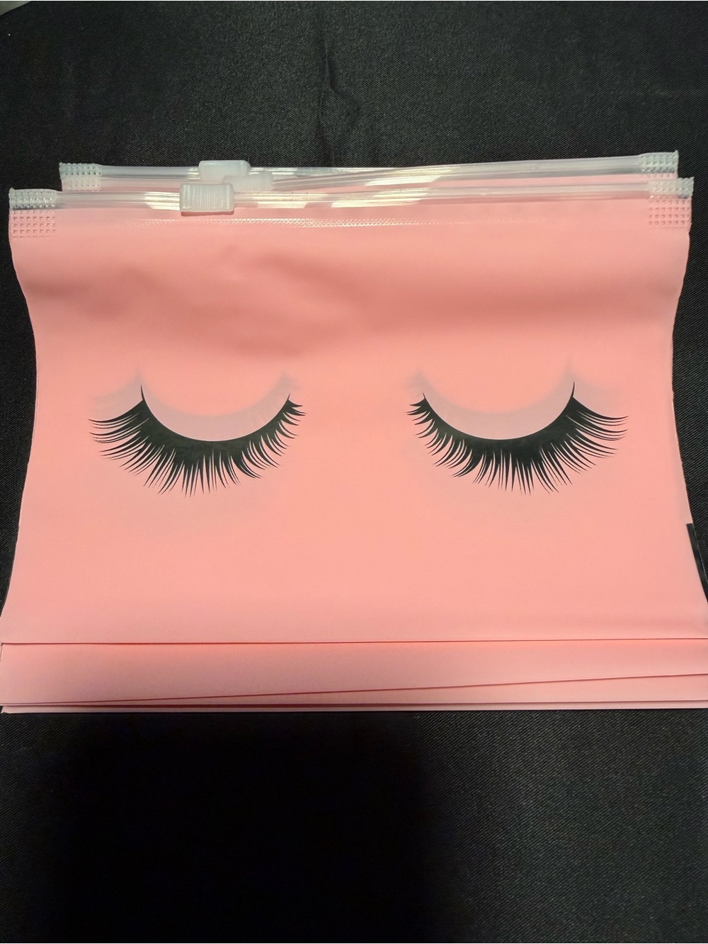 Pink Lashes Zip Lock Buyer Pouches - Total of 10.